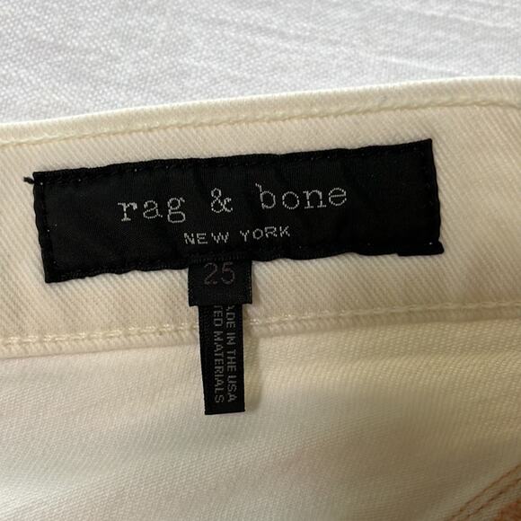 rag & bone Micro Floral Print Cropped Boy Jeans Sz 25 - Picture 5 of 10